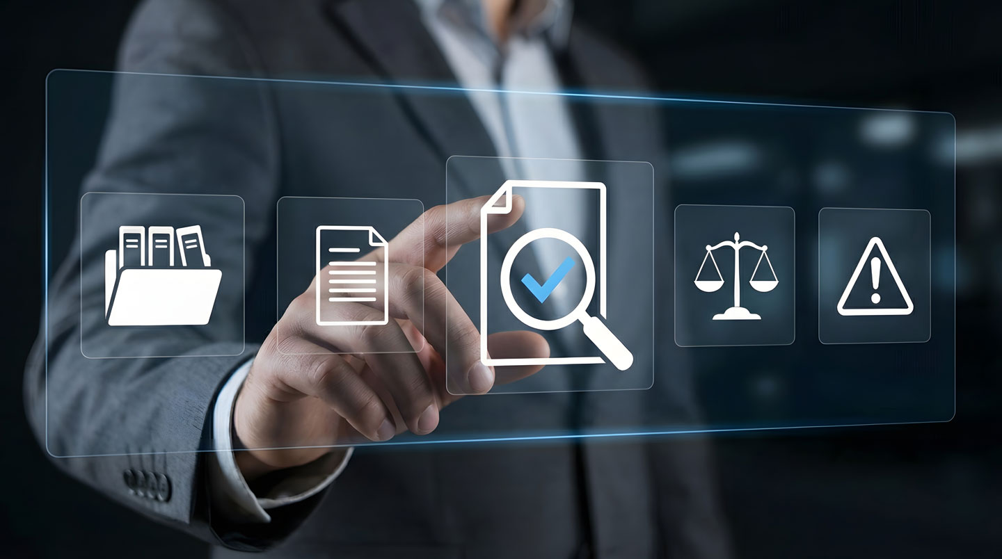 Coffre en bois ouvert contenant des documents soigneusement rangés et une enveloppe scellée à la cire rouge, symbolisant la sécurisation des preuves